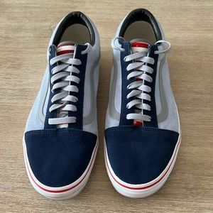 Vans Men’s Custom Old Skool Sneakers Sz 12 great condition navy, blue, gray